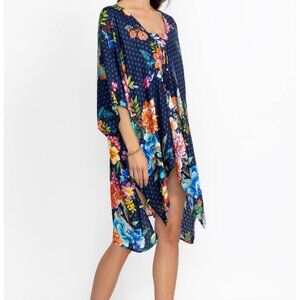 Johnny Was Ocean Dreamer short kimono NWT size S/M $248